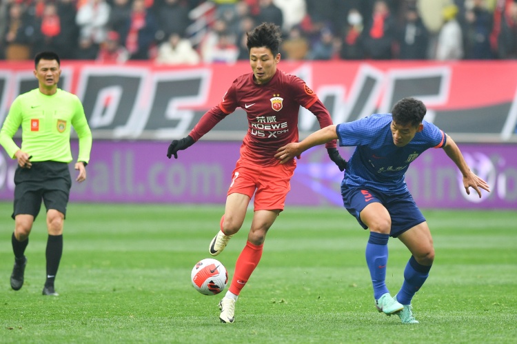 武磊：一直有德比對(duì)手是很幸運(yùn)的，今天的比賽是對(duì)冬訓(xùn)成果的檢驗(yàn)