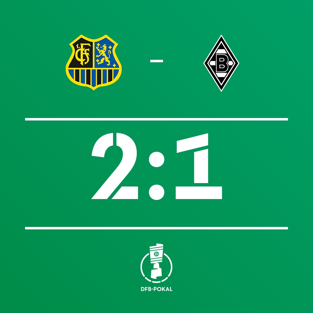 德丙薩爾布呂肯逆轉(zhuǎn)門興晉級(jí)德國(guó)杯半決賽，此前曾逆轉(zhuǎn)絕殺拜仁